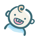Graphic of baby